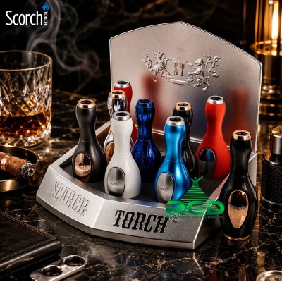 SCORCH TORCH BOWLING PIN SHAPE 9CT/ DISPLAY
